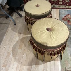 2 Ottomans $150.00