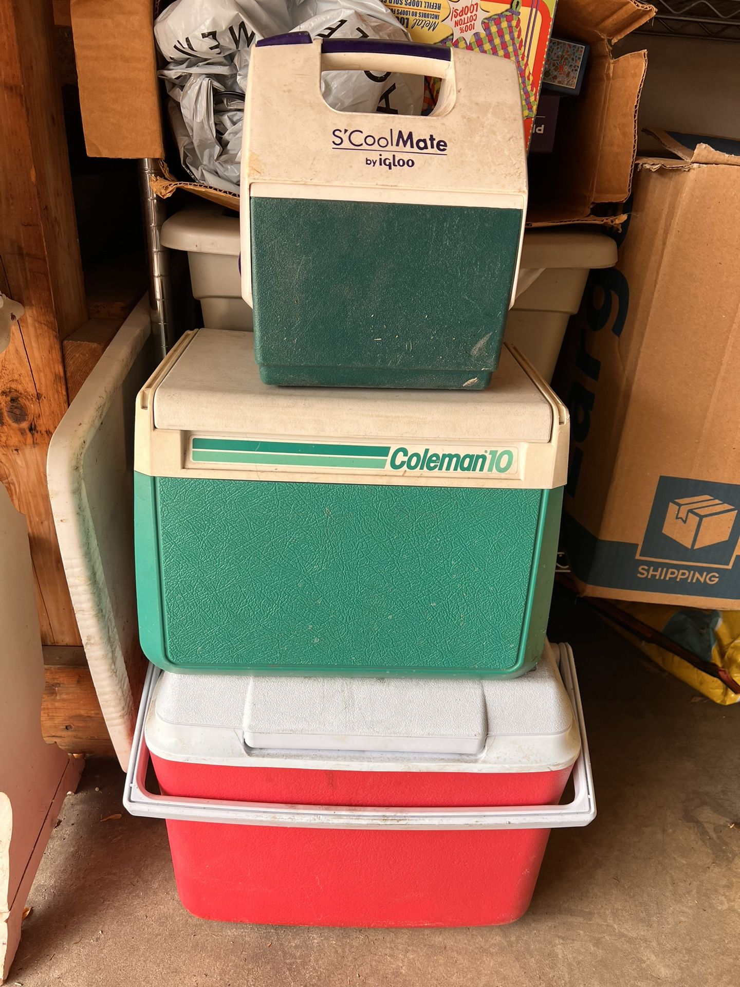 3 Igloo Coolers