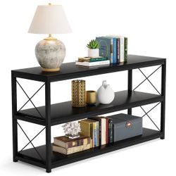 New Industrial TV stand/ Console Table, Black