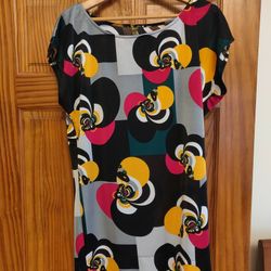 Colorful Geometric Print Tunic 