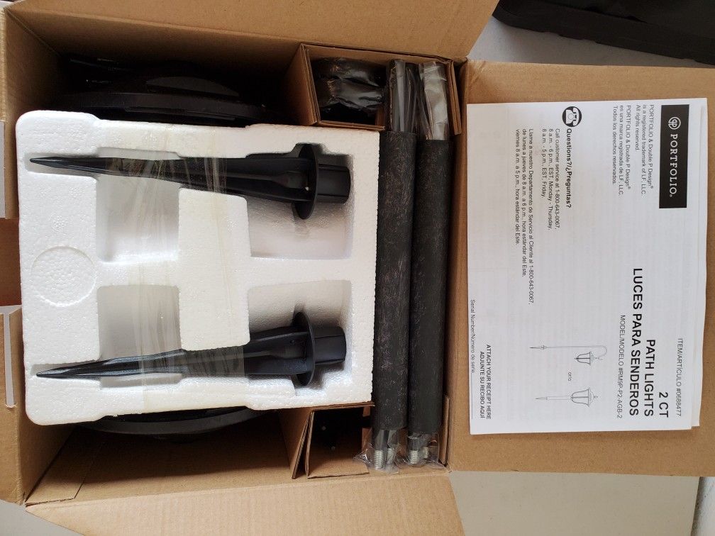 Portfolio 2-Pack 12Brighter (14.4-Lumen) Aged Bronze Solar Integrated LED Path Light