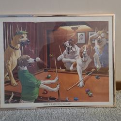 Hanging Wall Art The Scratching Beagle 16"×20"