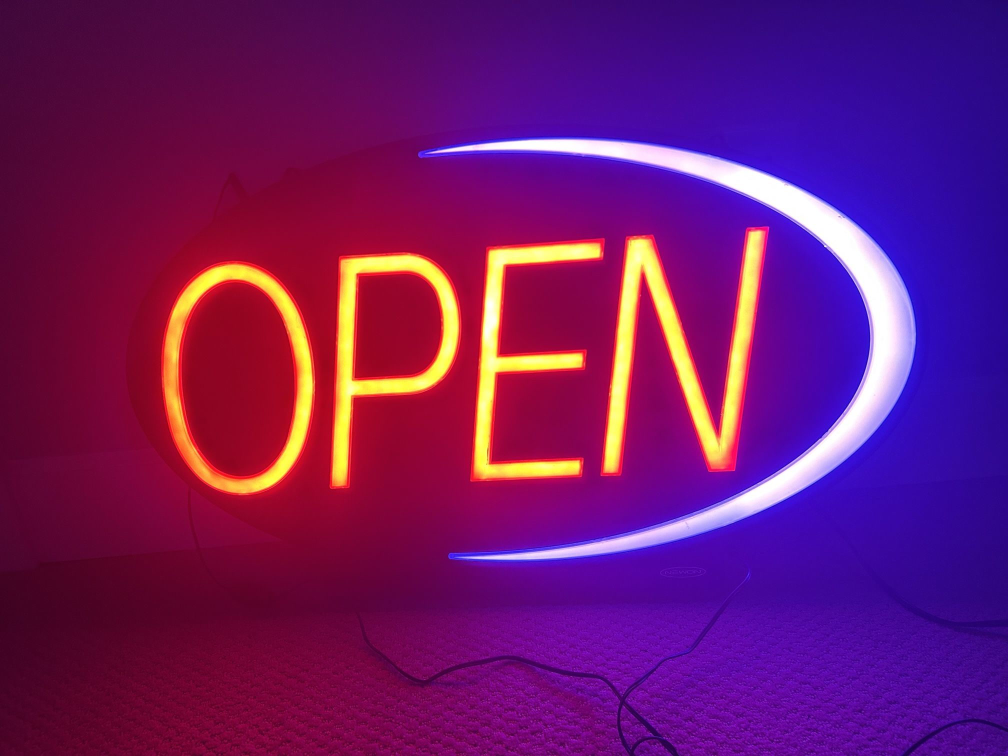 LED open Sign With Multiple Different Modes