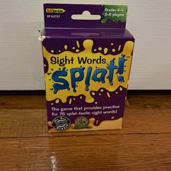 Splat-tastic Sight Word Game