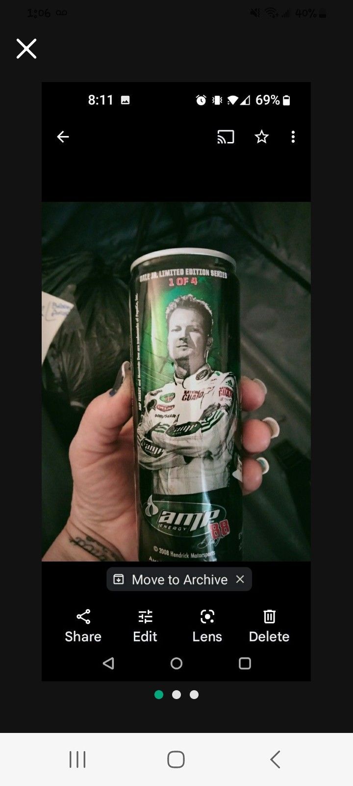 Collectors Edition Dale JR AMP Energy Drink