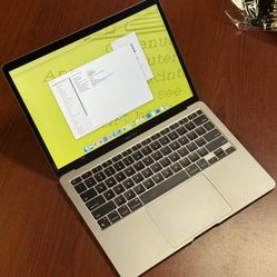 Macbook M1 16GB  RAM + 256 SSD