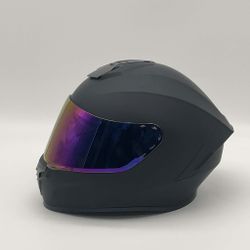 Auboa  Street Bike Racing Helmet with Tinted Visor Model MD-813 (Size XL)