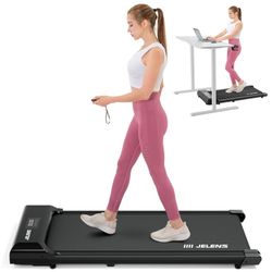 New Walking Pad, Under Desk Treadmill for Home Office, 2.5HP Portable Treadmill with Remote Control, Walking Jogging Machine Walking Pad in LED Displa