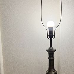 39” Tall Antique Lamp (Heavy)