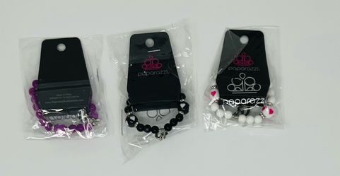 Children’s beaded hearts bracelets