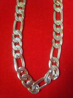 14K GOLD FILLED Cuban link chain with Bracelet