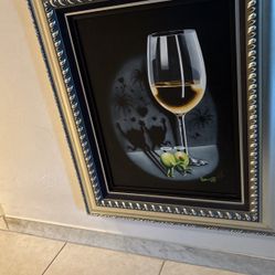 Michael Godard Signed & Numbered 194/200 “She Devil White Wine “ Giclee On Canvas