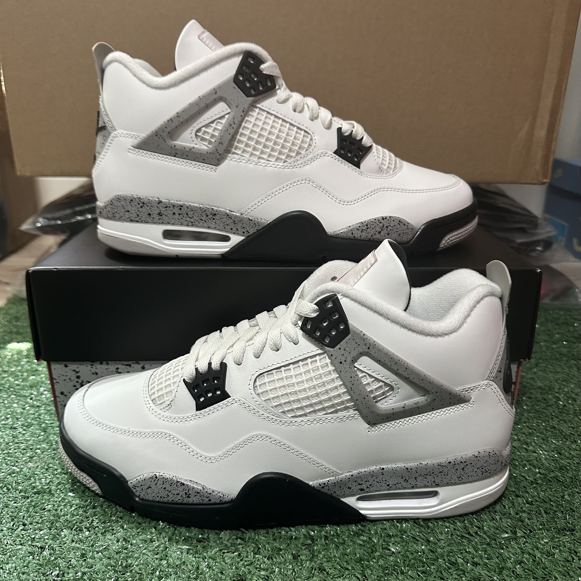 Jordan 4 Retro “White Cement” 2025 (Multiple Sizes) Brand New!