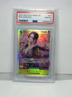 PSA10 Boa Hancock One Piece Card Japanese