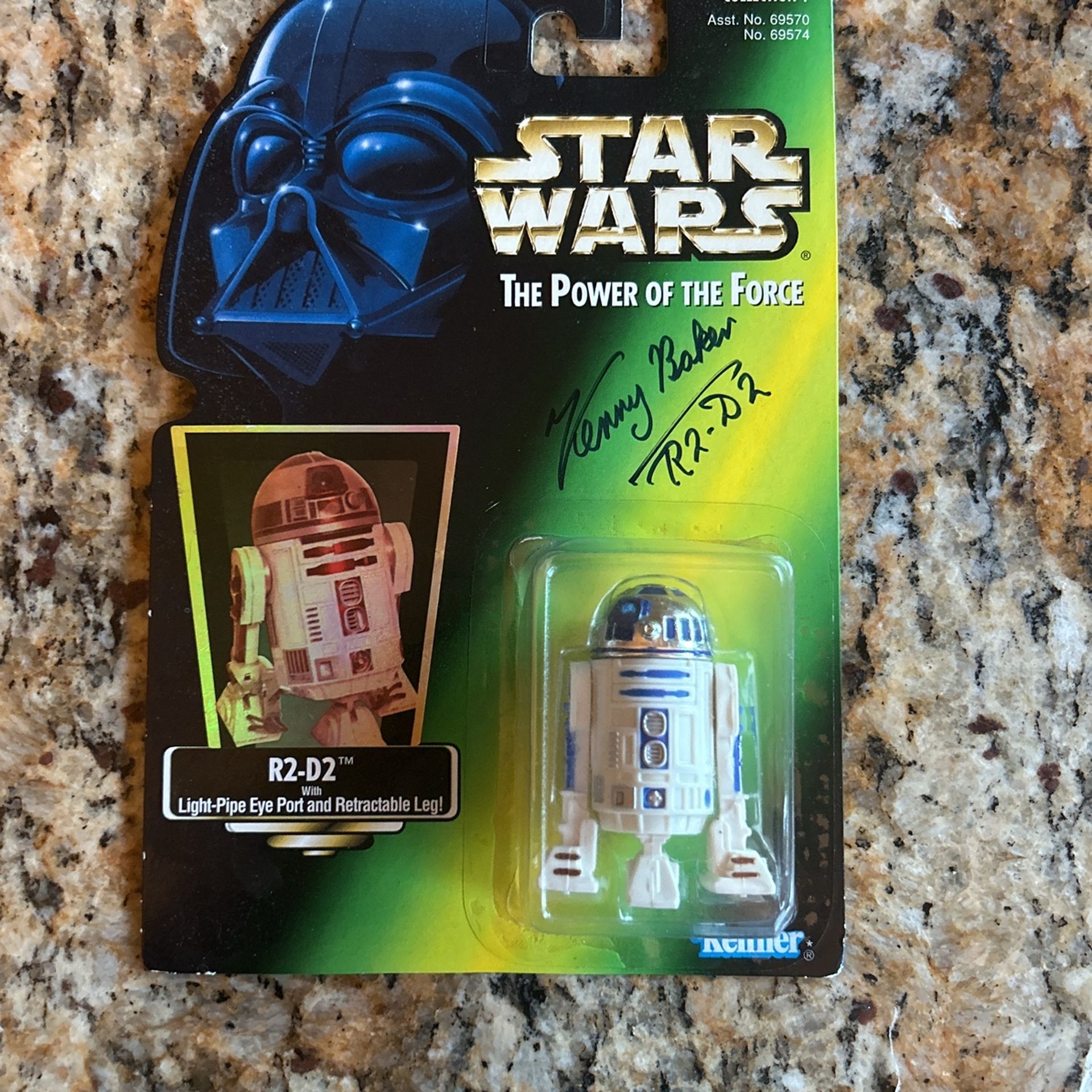PSA Certified Autograph  Star Wars R2D2  Kenny Baker 