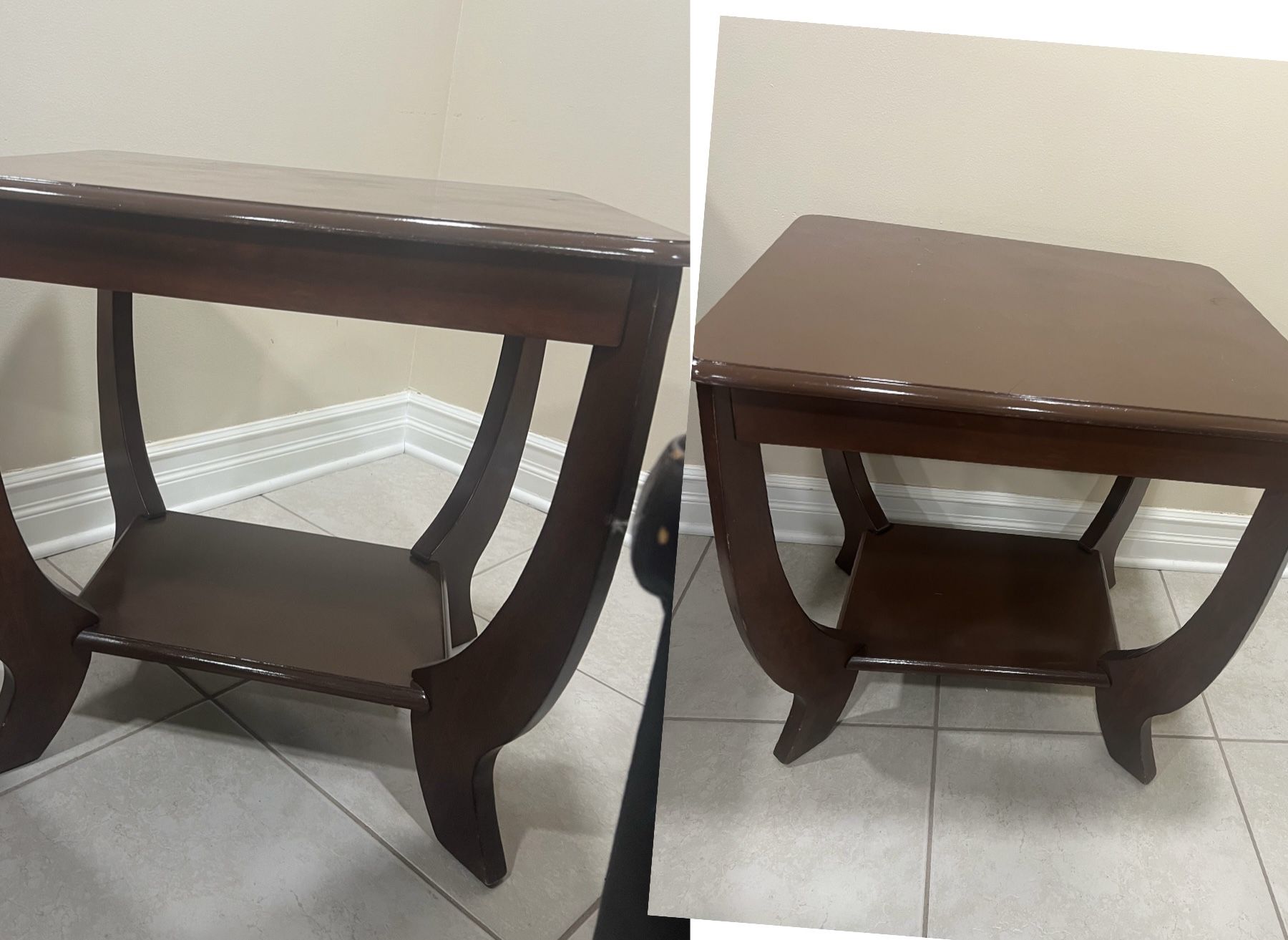 2 end side table 
