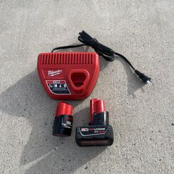 Milwaukee Batteries   and charger