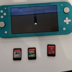 Blue Nintendo Switch Lite Bundle