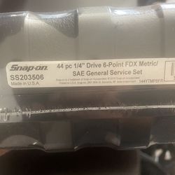 Snap On 44 pc 1/4" Drive 6-Point Metric