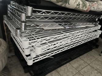 Wire Shelving Rack Shelves Mixed Lot