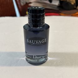 Sauvage By Dior Mens Cologne 3.4 Oz Bottle More Than 1/2 Full!!