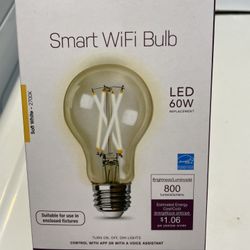 Smart Wifi Bulb Clear Lens 