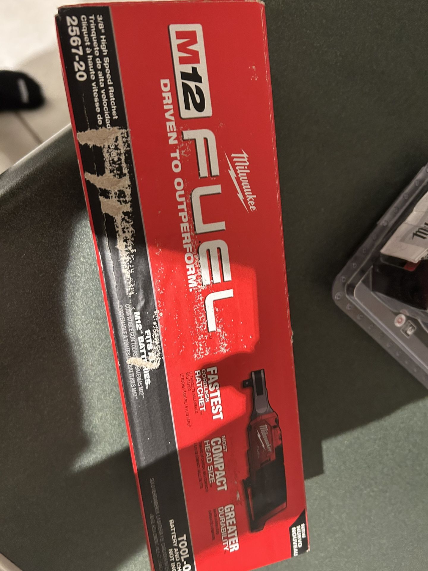 Milwaukee M12 FUEL 12-Volt Lithium-Ion Brushless Cordless High Speed 3/8 in. Ratchet (Tool-Only)