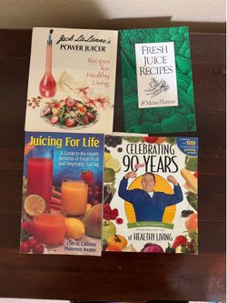 Set Of Vintage Jack LaLanne Juicing Books And Other Juicing Collections Books