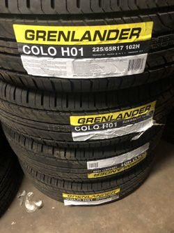 Set de llanta nueva 225/65R17