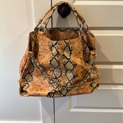 Snake Print Hobo Bag (Y2K)