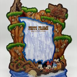 Disney Parks SPLASH MOUNTAIN PICTURE FRAME Mickey Minnie Donald Goofy 5x7 Or 4x6