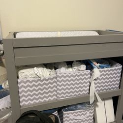 Changing Table And Baby Bag 