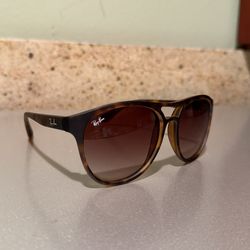 Ray Ban RB4170 Brad 865/13 Matte Havana Brown Gradient Sunglasses 58mm NWOT