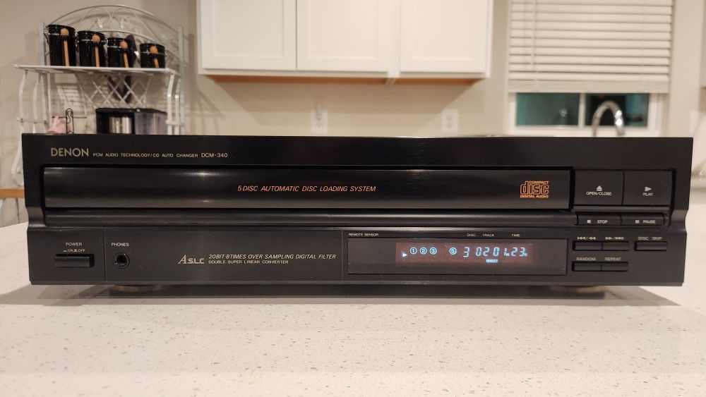 DENON DCM-340 5 disc cd changer