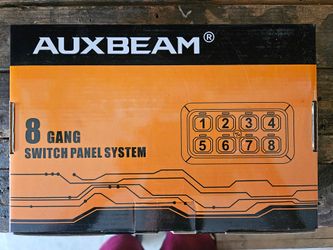 Auxbeam 8 Gang Switch Panel System