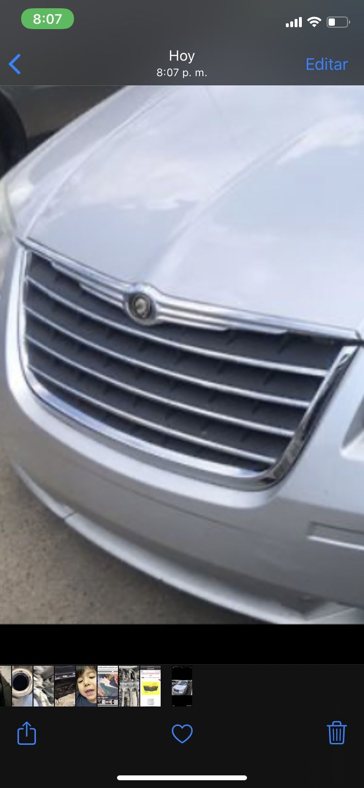 Front grid town country 10