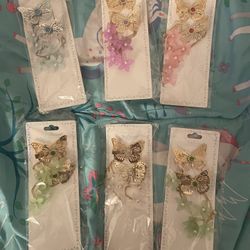 Butterfly clips for your hair $6each