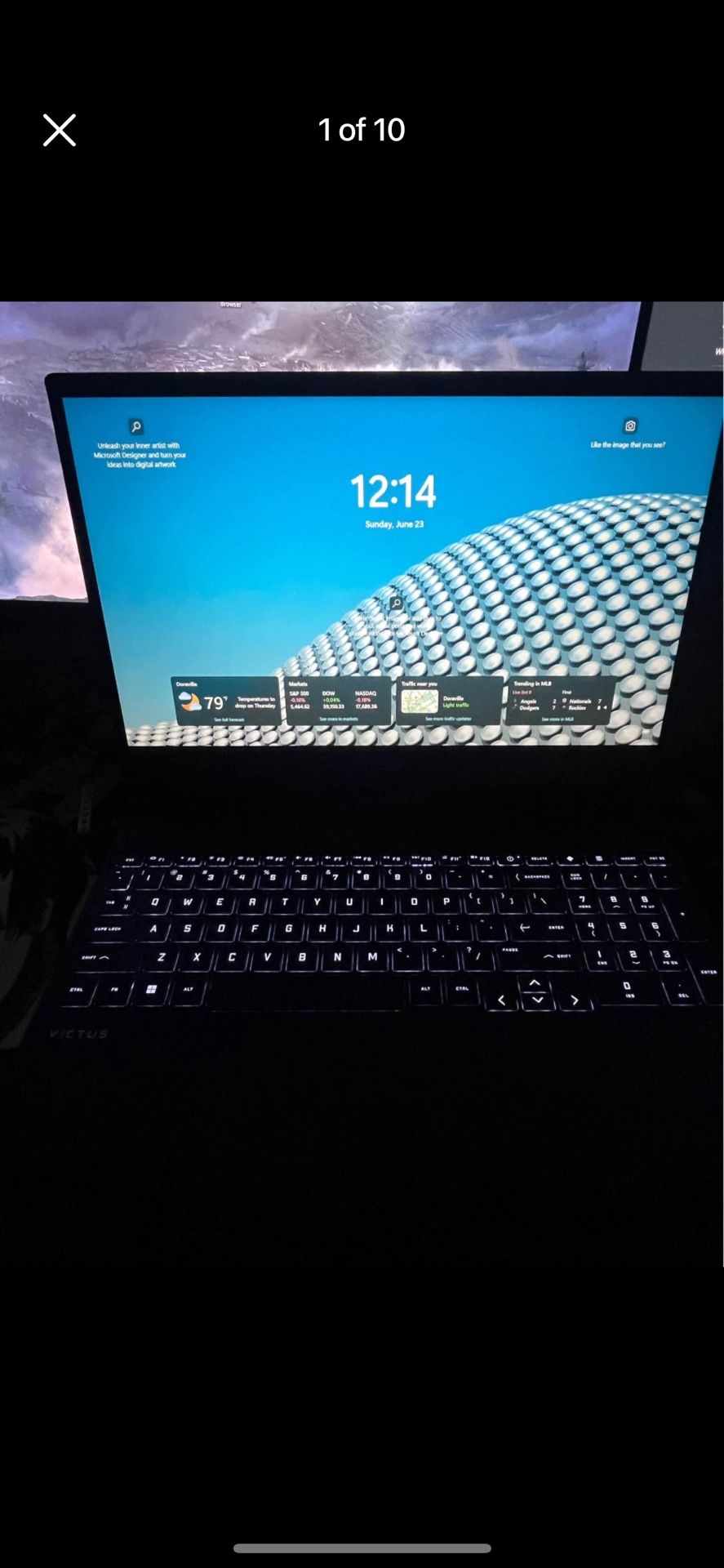 HP VICTUS 15.6 GAMING LAPTOP( BARELY USED)( LOCAL MEET UP ONLY)