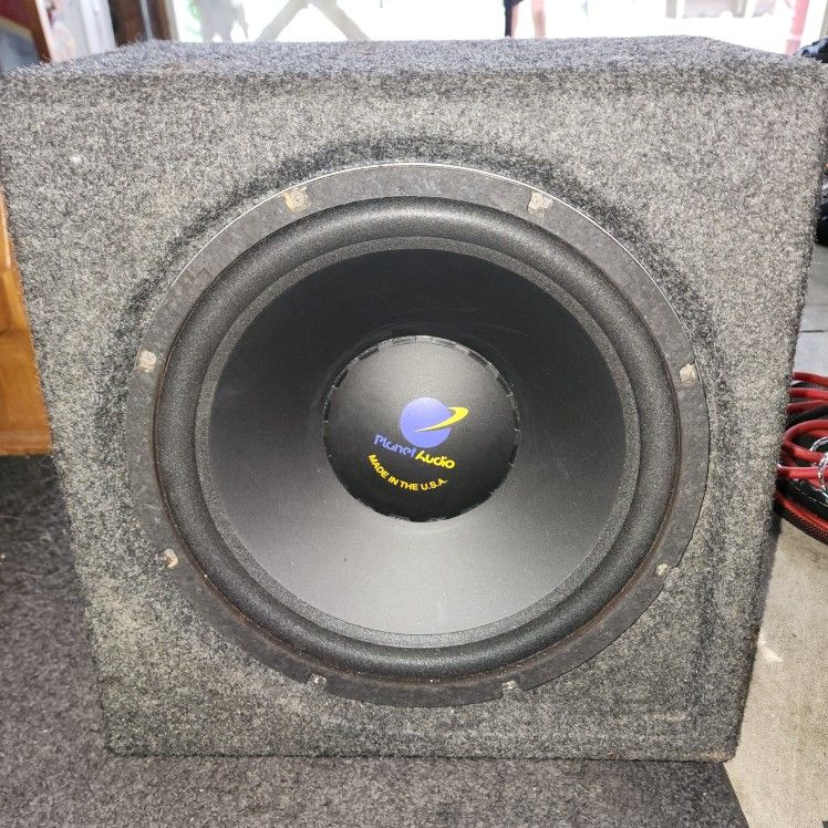 Planet Audio Sub/amp/box/wires Brand New-tested