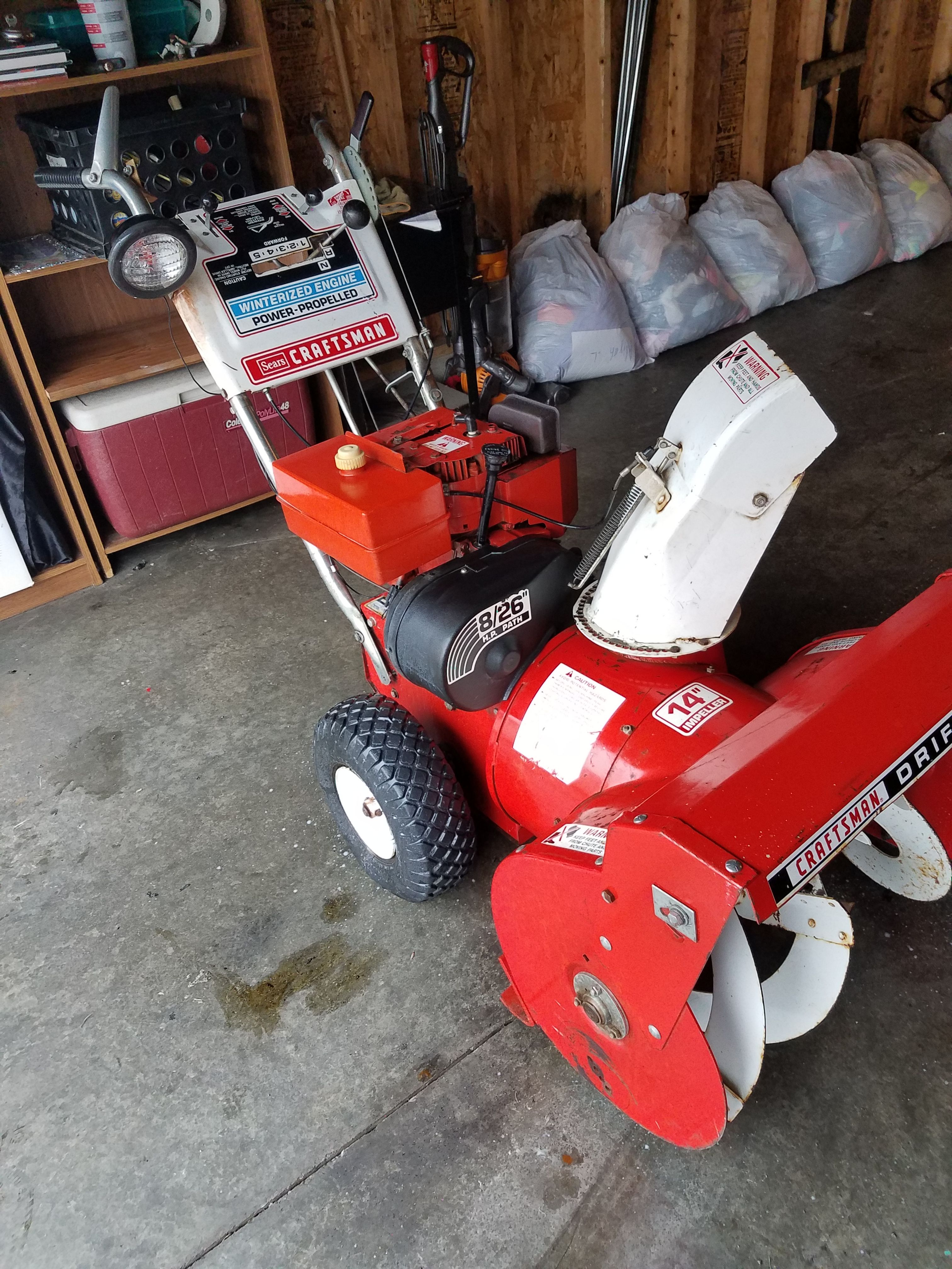 Craftsman drift breaker snowblower