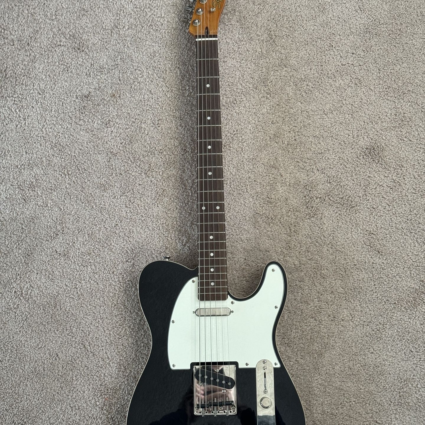 Squire Custom Telecaster Baritone, 2023 with Hipshot Locking Tuners and Graph Tech Nut/Saddles