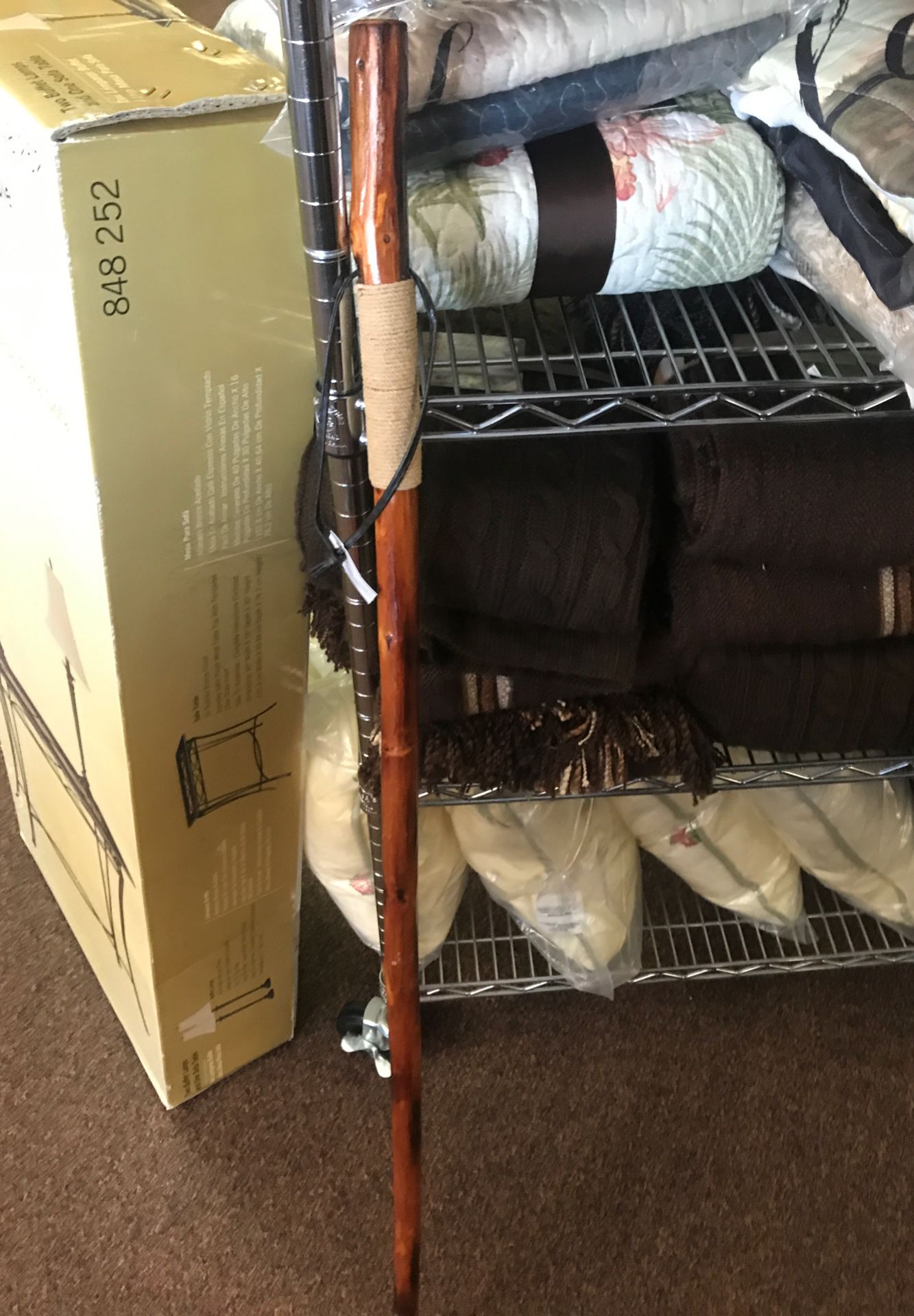 Wooden walking sticks
