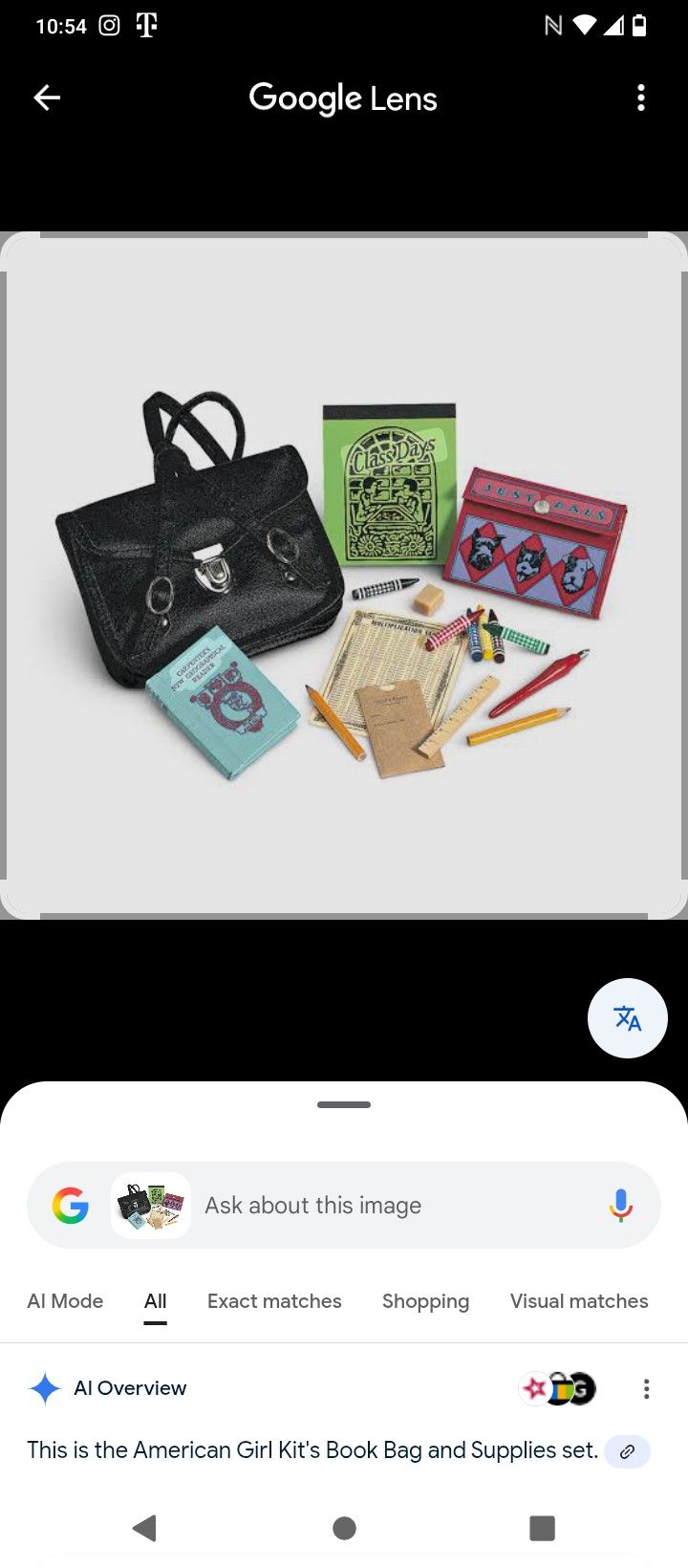 American Girl Kits School Supplies