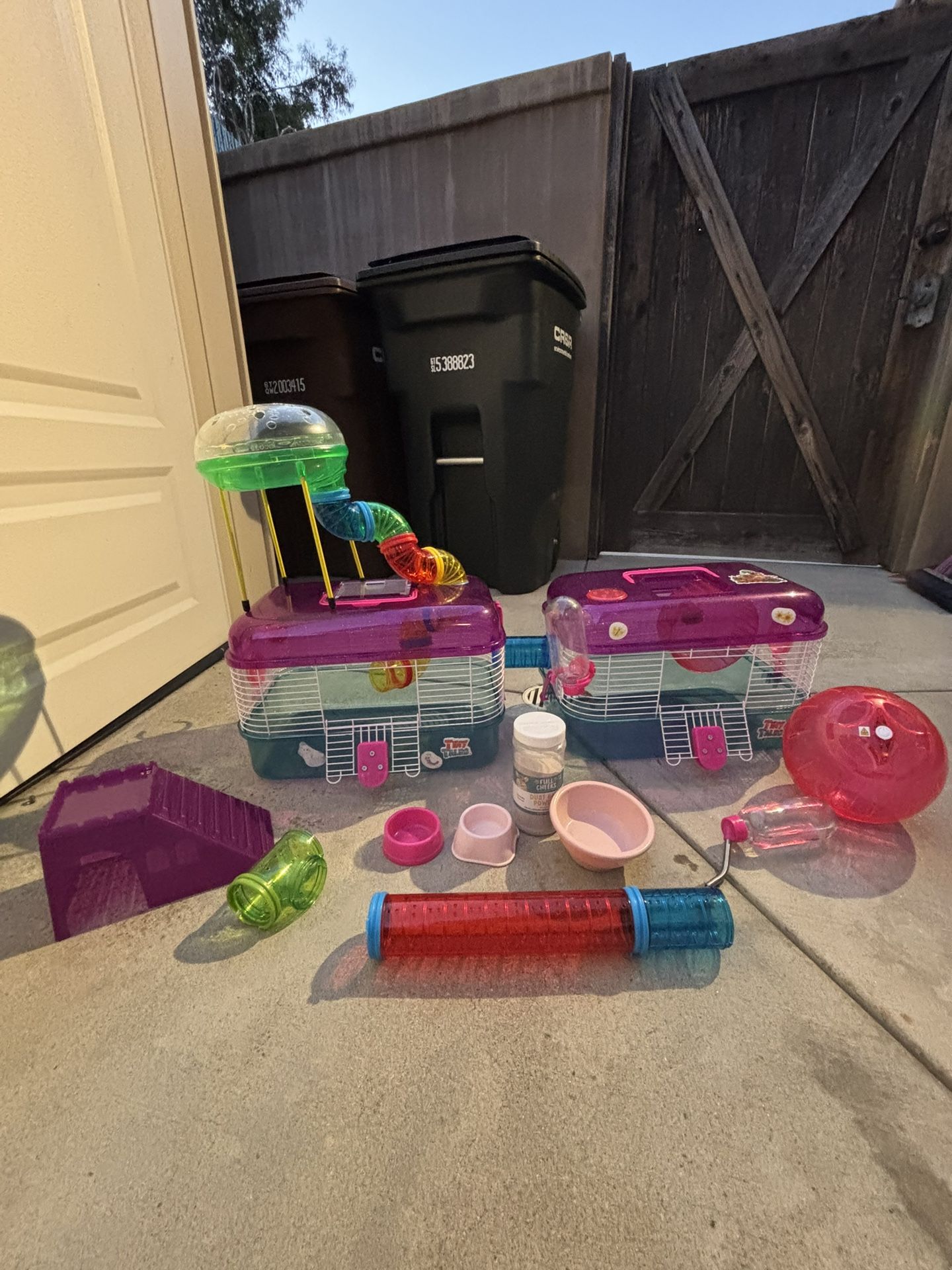 Tiny Tales Hamster Cages (connectable) and Accessories