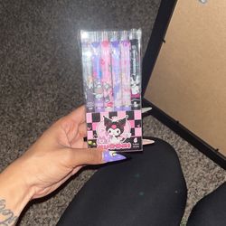 New Kuromi Gel Pen Set Of 6 