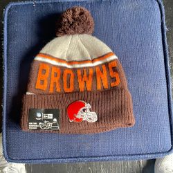 Insulated Cleveland Browns winter hat