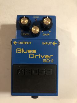 Boss bd-2 blues driver overdrive pedal