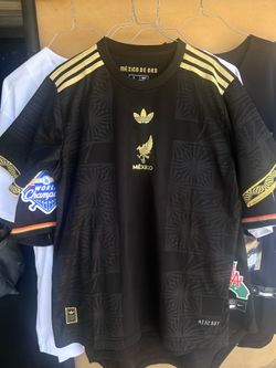 Mexico Soccer Black and Gold Jersey