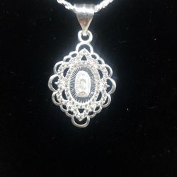 Virgen Maria 925 Sterling silver 