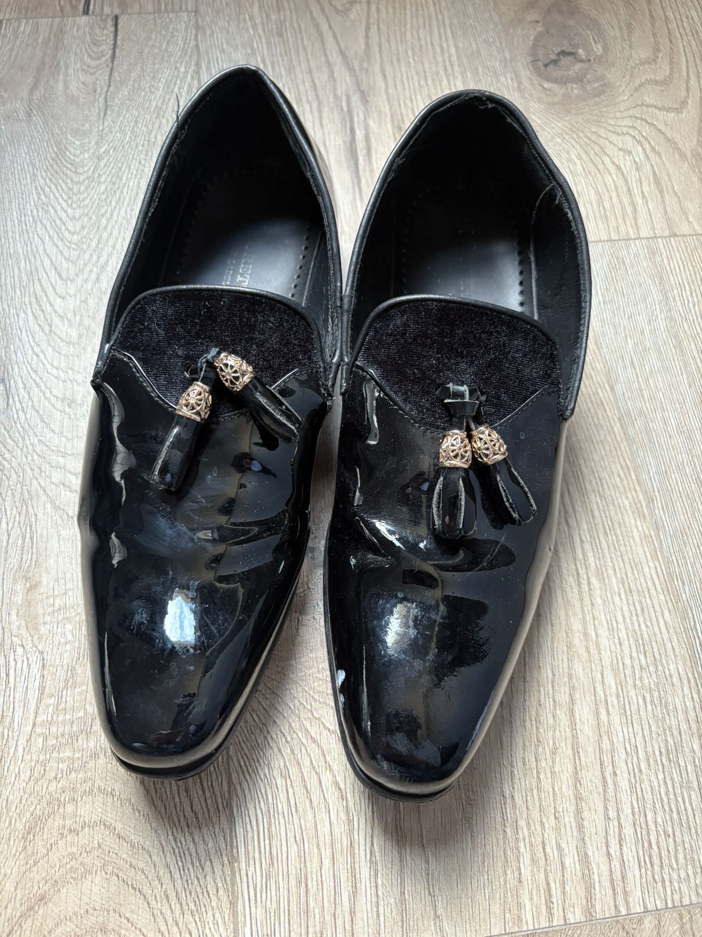Used Gold Moretti Label Dress Shoes